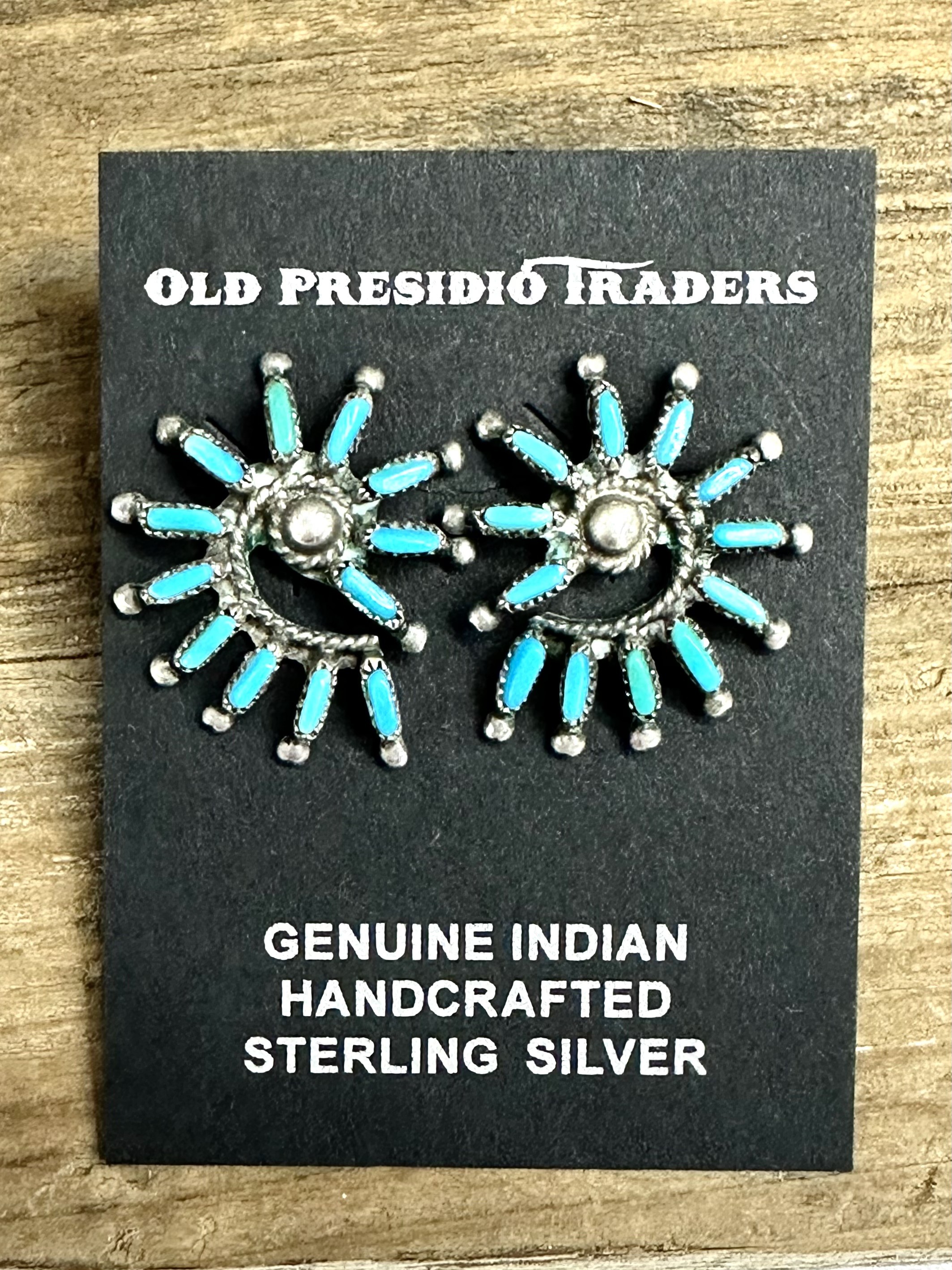 ERN125- Pawn Zuni Earrings 