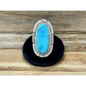 R25- Pawn Navajo Handmade Turquoise Ring