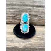R26- Pawn Turquoise Navajo Handmade Ring 