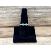 R32-  Zuni Petit Point Turquoise Ring