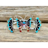 B52- Zuni Inlay Butterfly Bracelet 